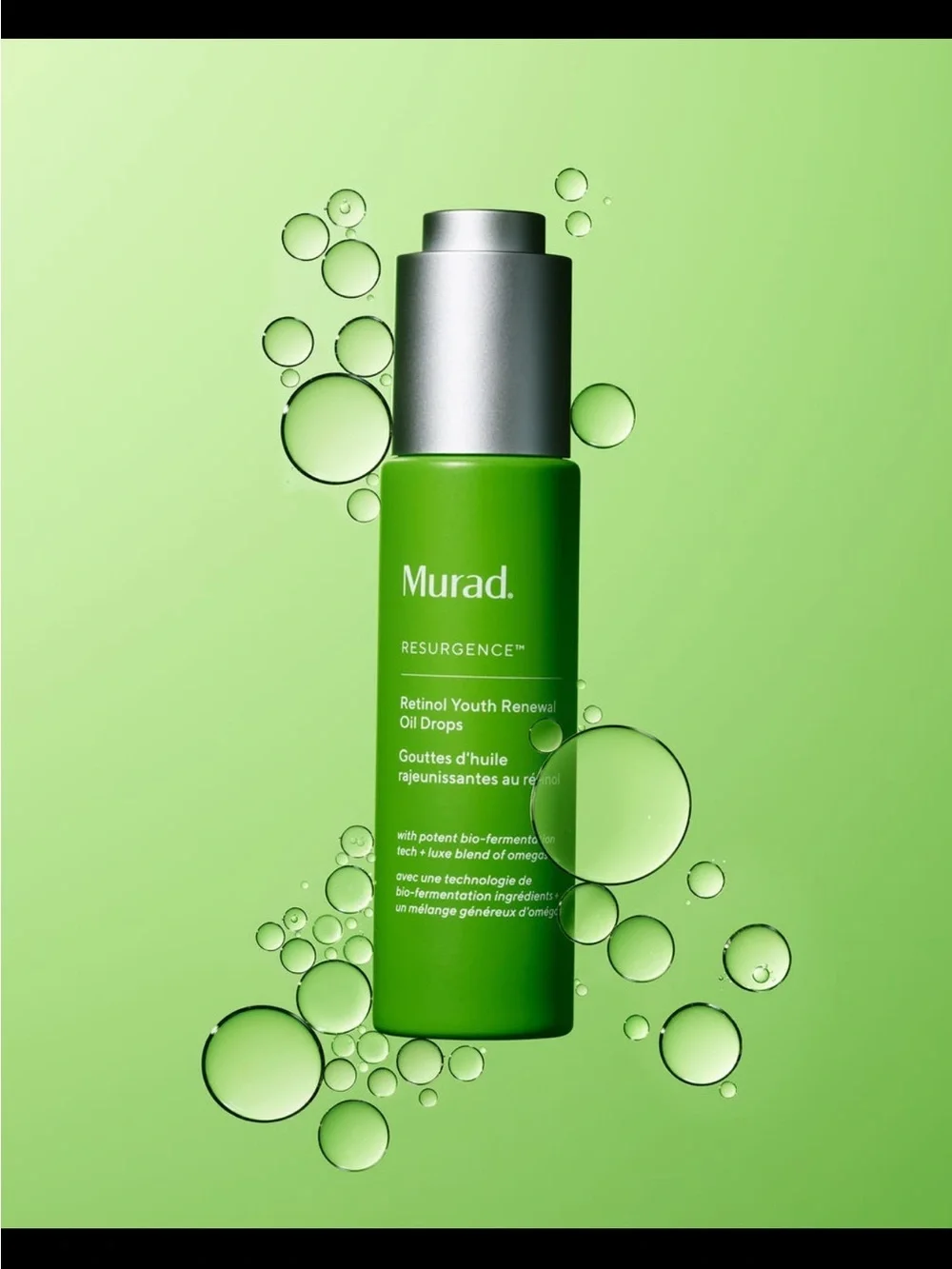 Murad Resurgence Retinol Youth Renewal Oil Drops 1.0 oz 30 mL NIB Anti-Aging